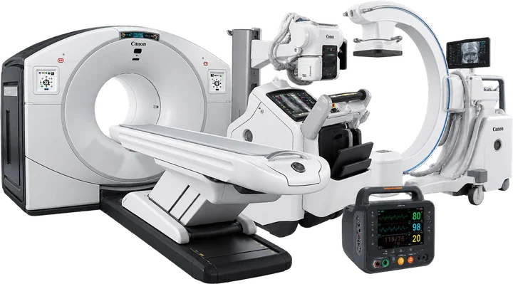 Peralatan medis CT scan dan C-arm